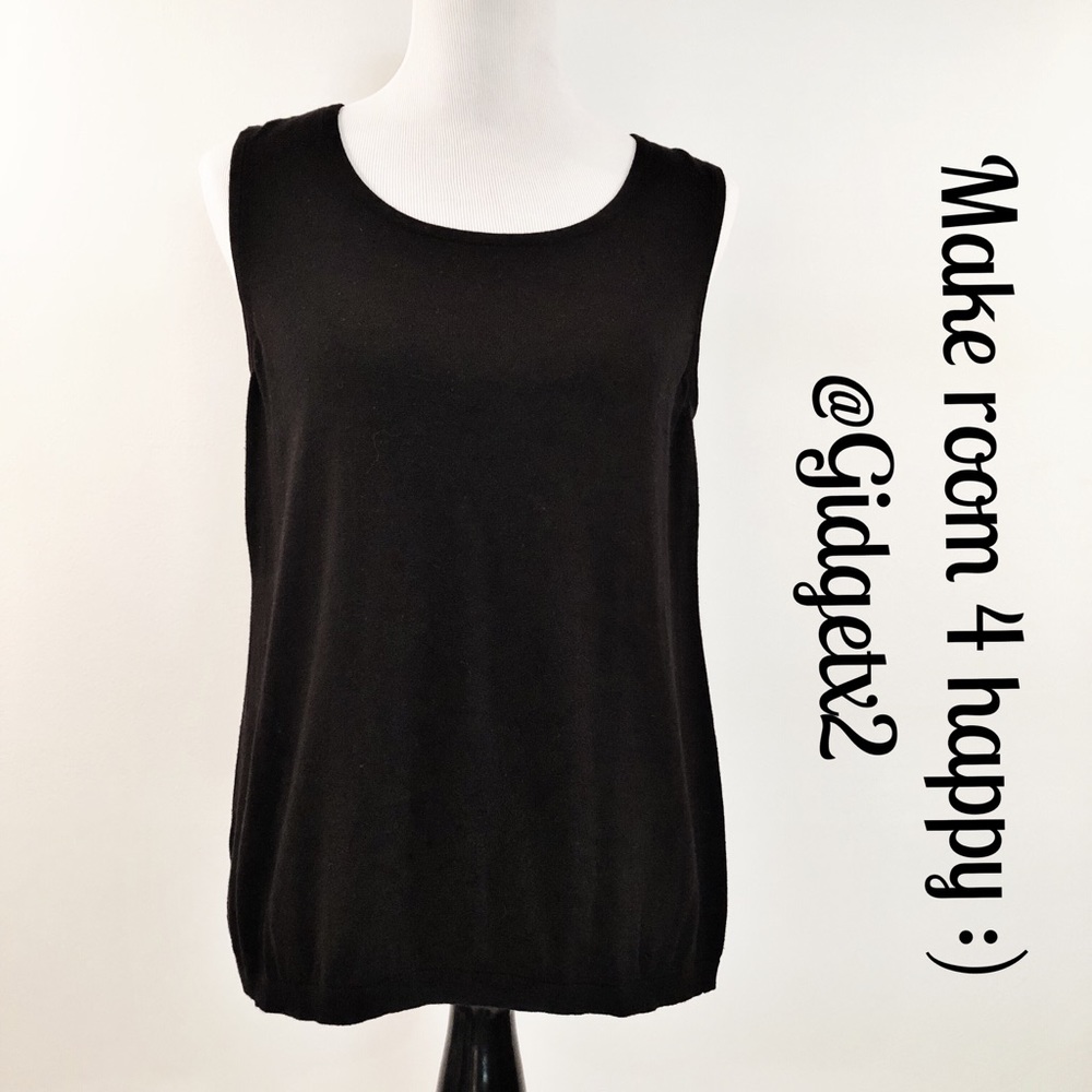 Chico’s black tank top Size 2